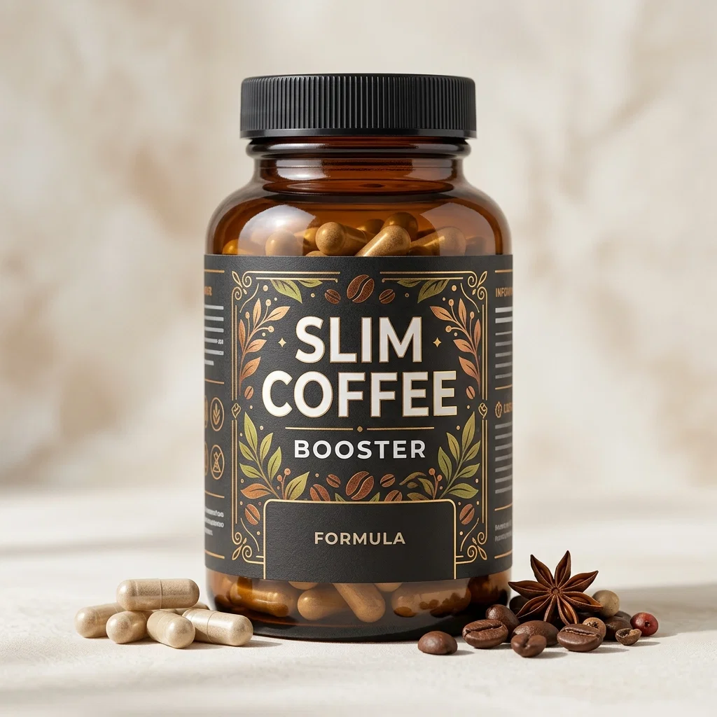 Slim Coffee Booster food supplement box, metabolism support supplement UK